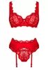 Amor Cherris lingerie rouge 3p