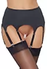 Matte look Suspender Belt