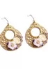 Retro flower earring