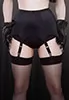 Van Doren sheathed garter belt 8 straps