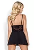 Lace Babydoll thong Black 810