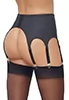 Matte look Suspender Belt