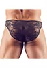 Mens Briefs Lace Black