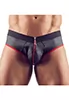 Mens jockstrap zip red trim