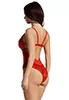 Sexy satiny red bodysuit Aliosa