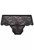 Black and gold lace Brazilian brief