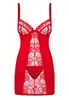 Chemise Lace Heartina Red