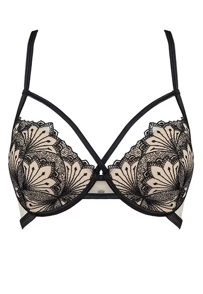 Hotel Desire black Push up Bra Clandestine