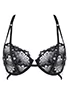 Hotel Desire black Underwired Bra Clandestine