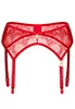 Red lace garter belt Aliosa