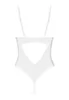 Alissium white crotchless bodysuit