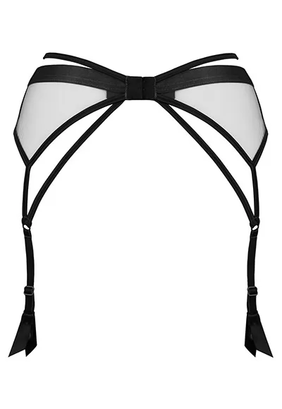 Hotel Desire black Garter Belt Clandestine