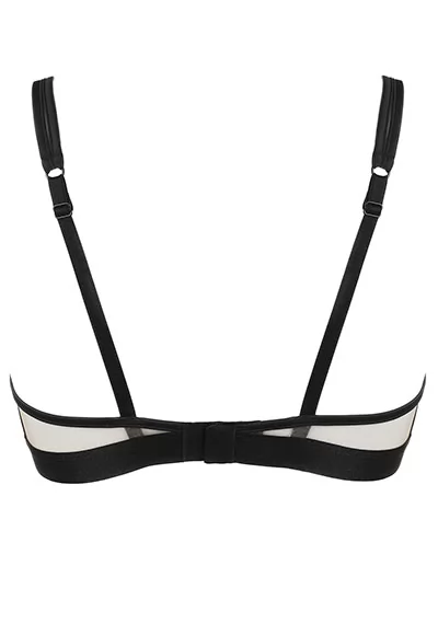 Hotel Desire black Triangle Bra Clandestine