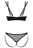 Nesari black Bra and Thong