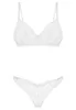 Alissium white 2 pieces lingerie set