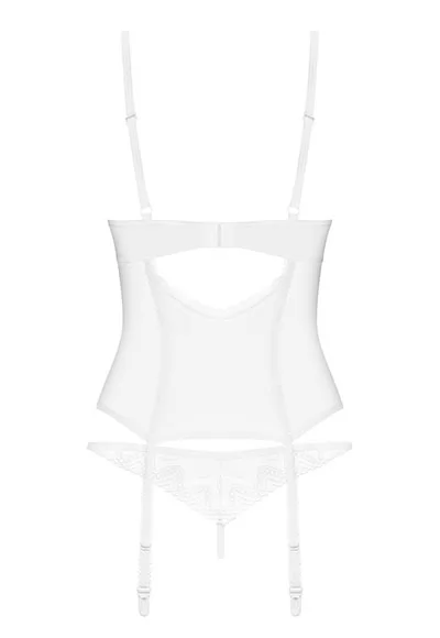 Alissium white basque and thong