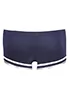 Blue microfibre mens pants sailor look