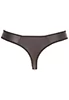 Mens powernet matte material thong