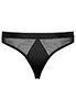 Sexy matte black thong for men