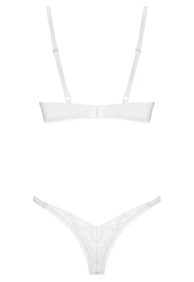 Alissium white 2 pieces lingerie set