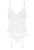 Alissium white basque and thong