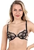 Hotel Desire black Underwired Bra Clandestine