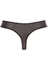 Mens thong neoprene sparkly rhinestones