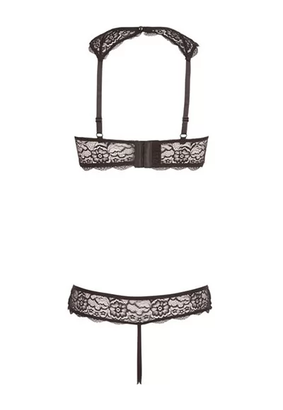 Sexy lace open lingerie 2 pieces