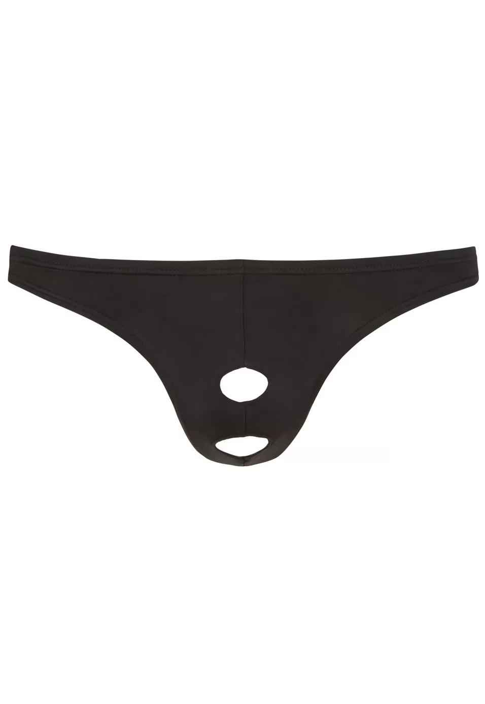 Mens Open Front Holes thong