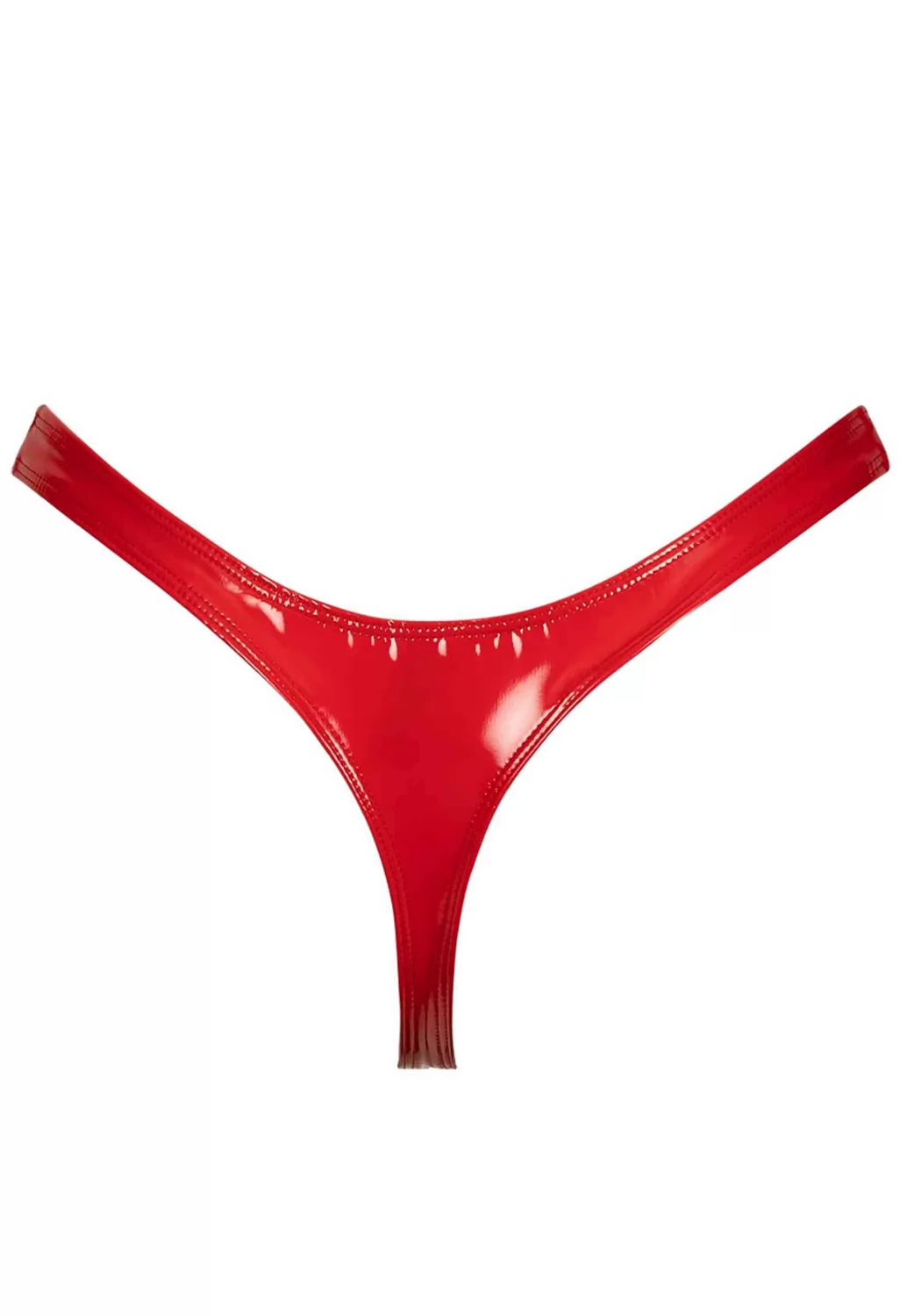 S vinyl red Thong