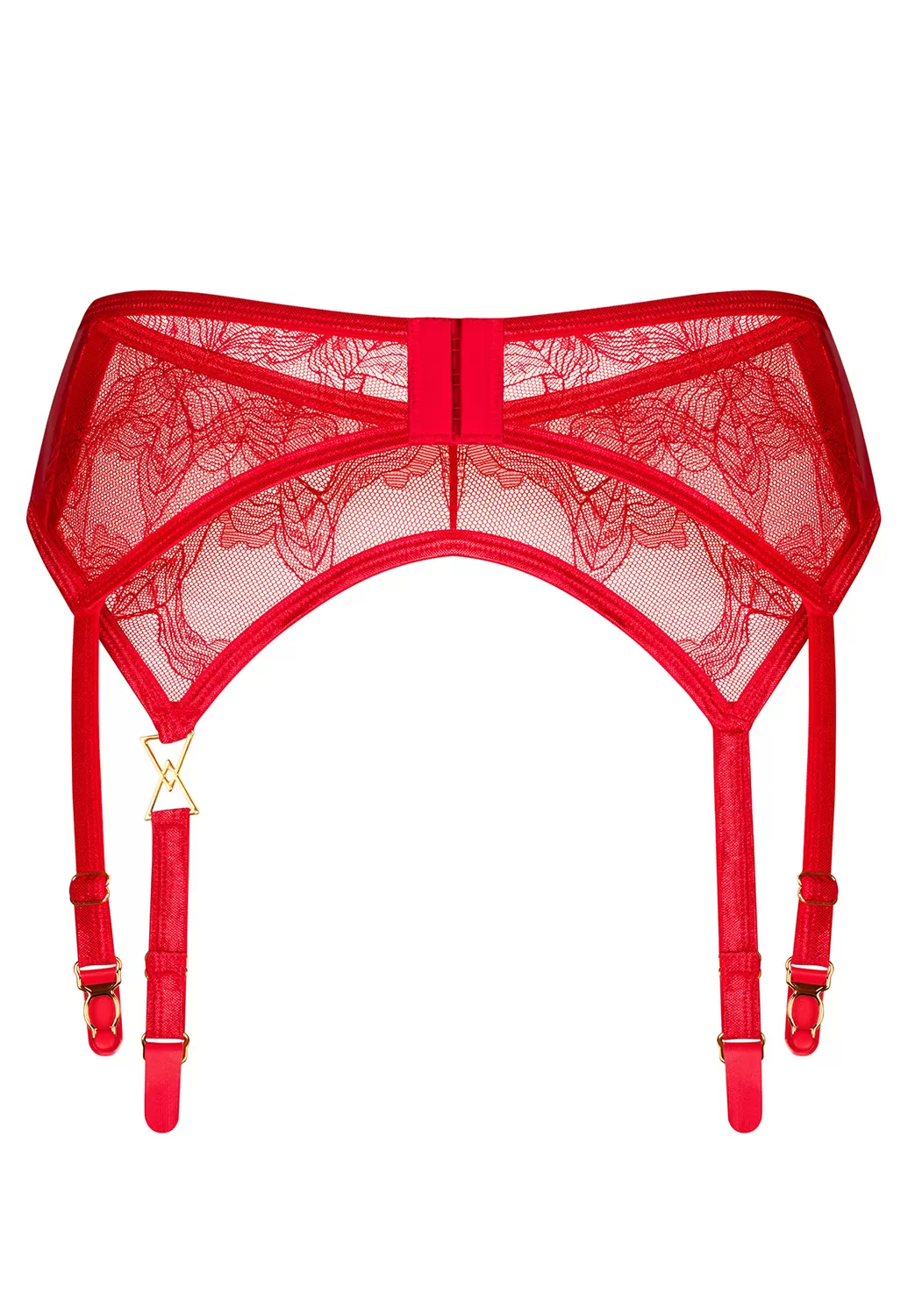 Red lace garter belt Aliosa