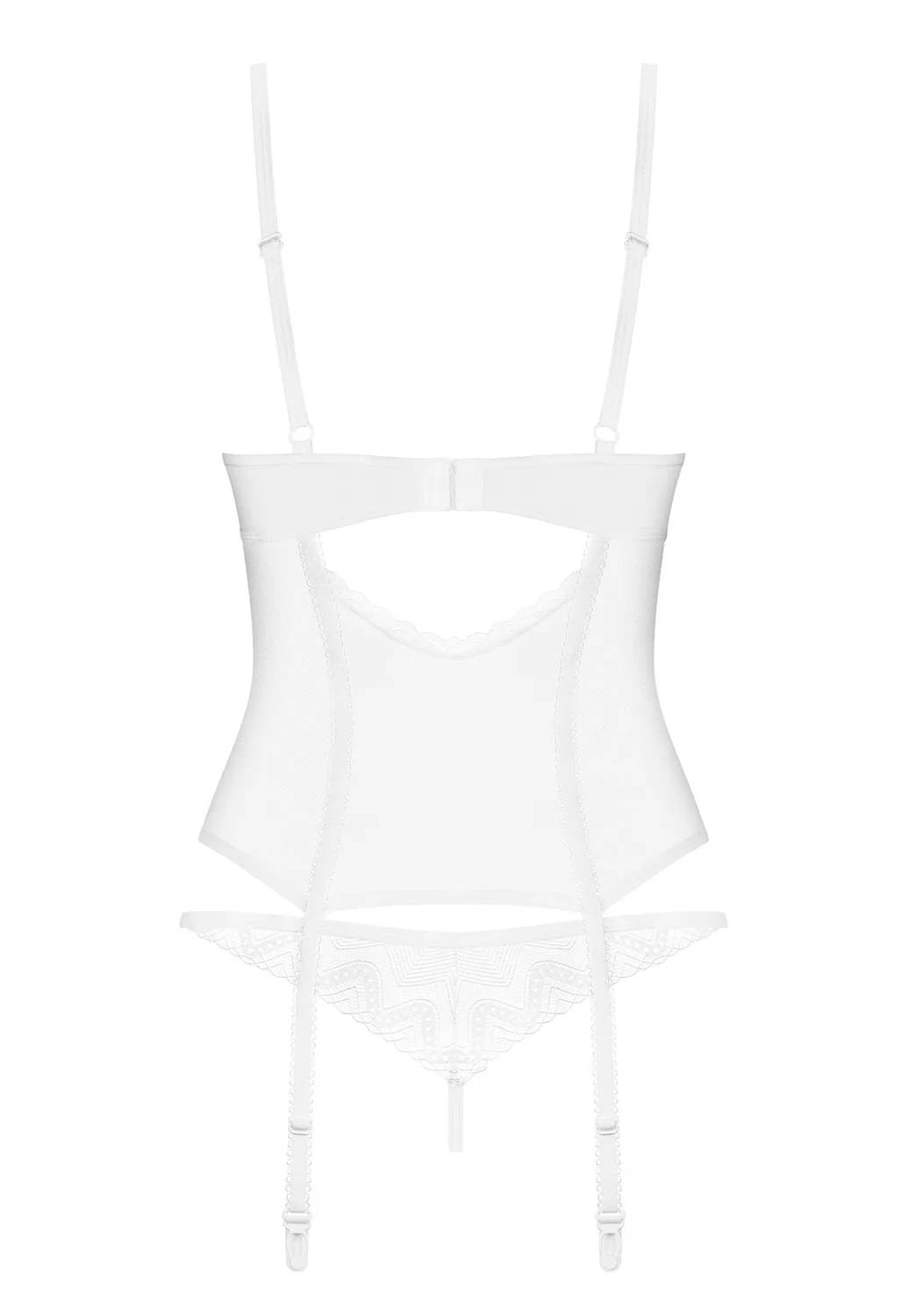 Alissium white basque and thong