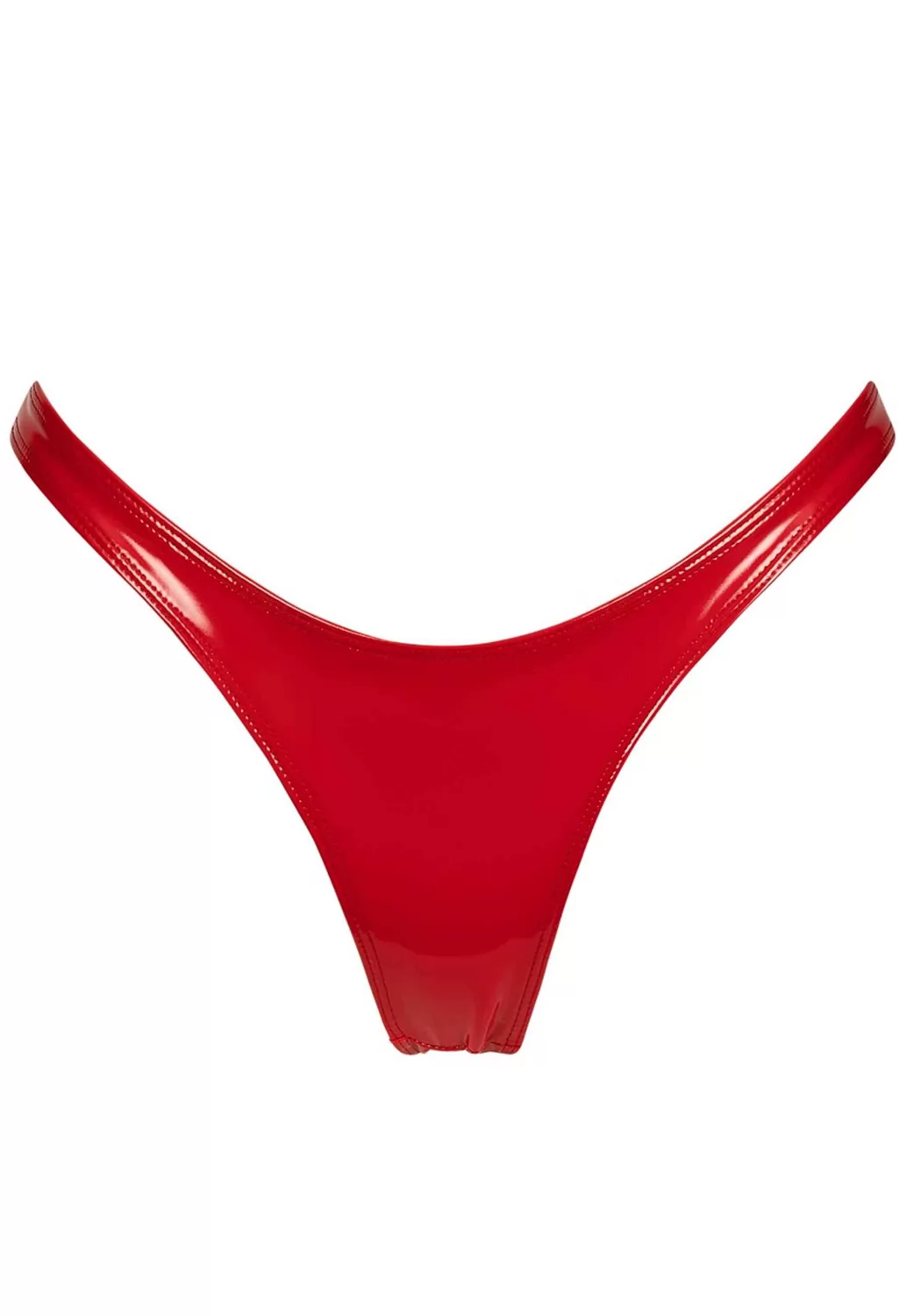 S vinyl red Thong