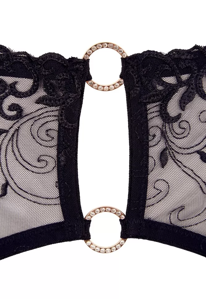 Lace open lingerie garters 3 pieces