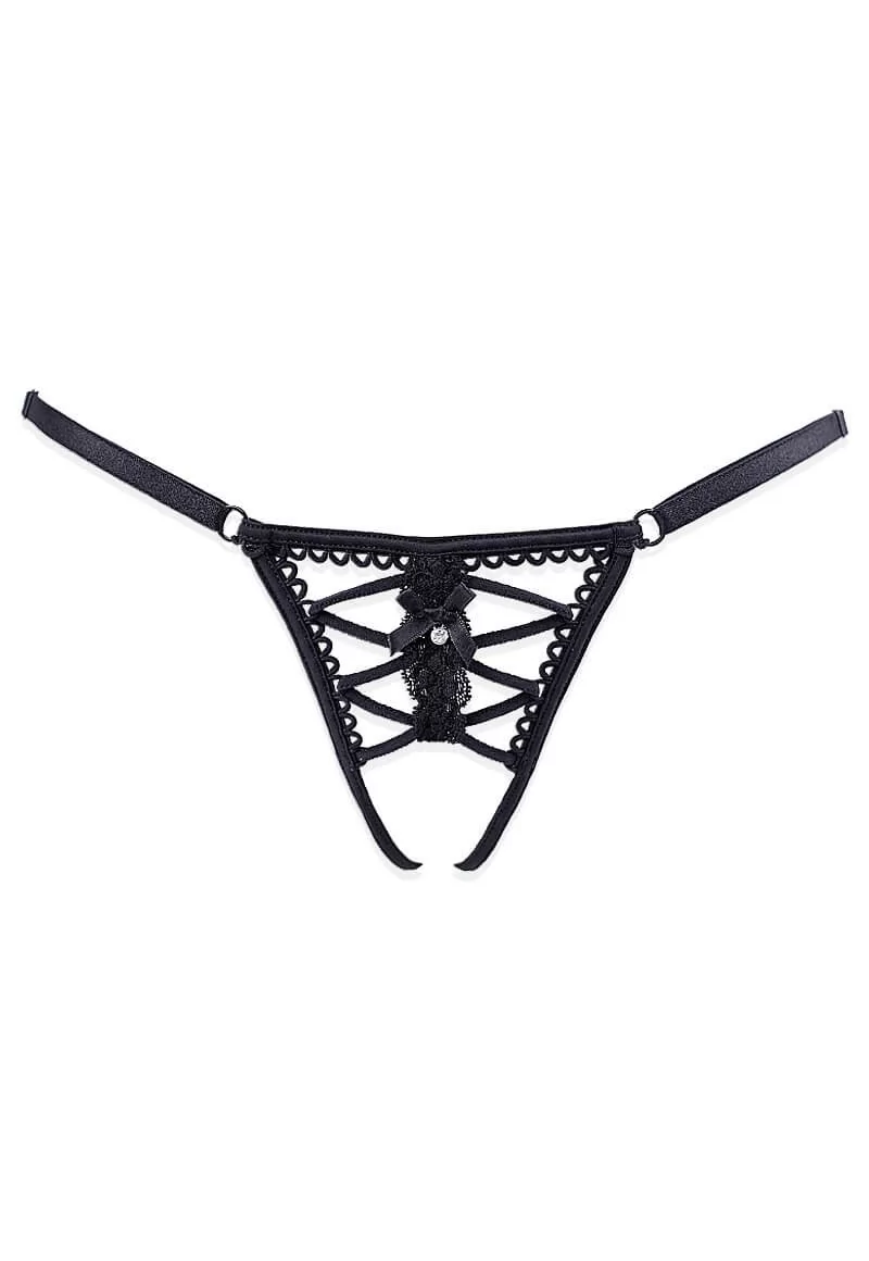 Luxury Capeline shelf Bra and crotchless Thong