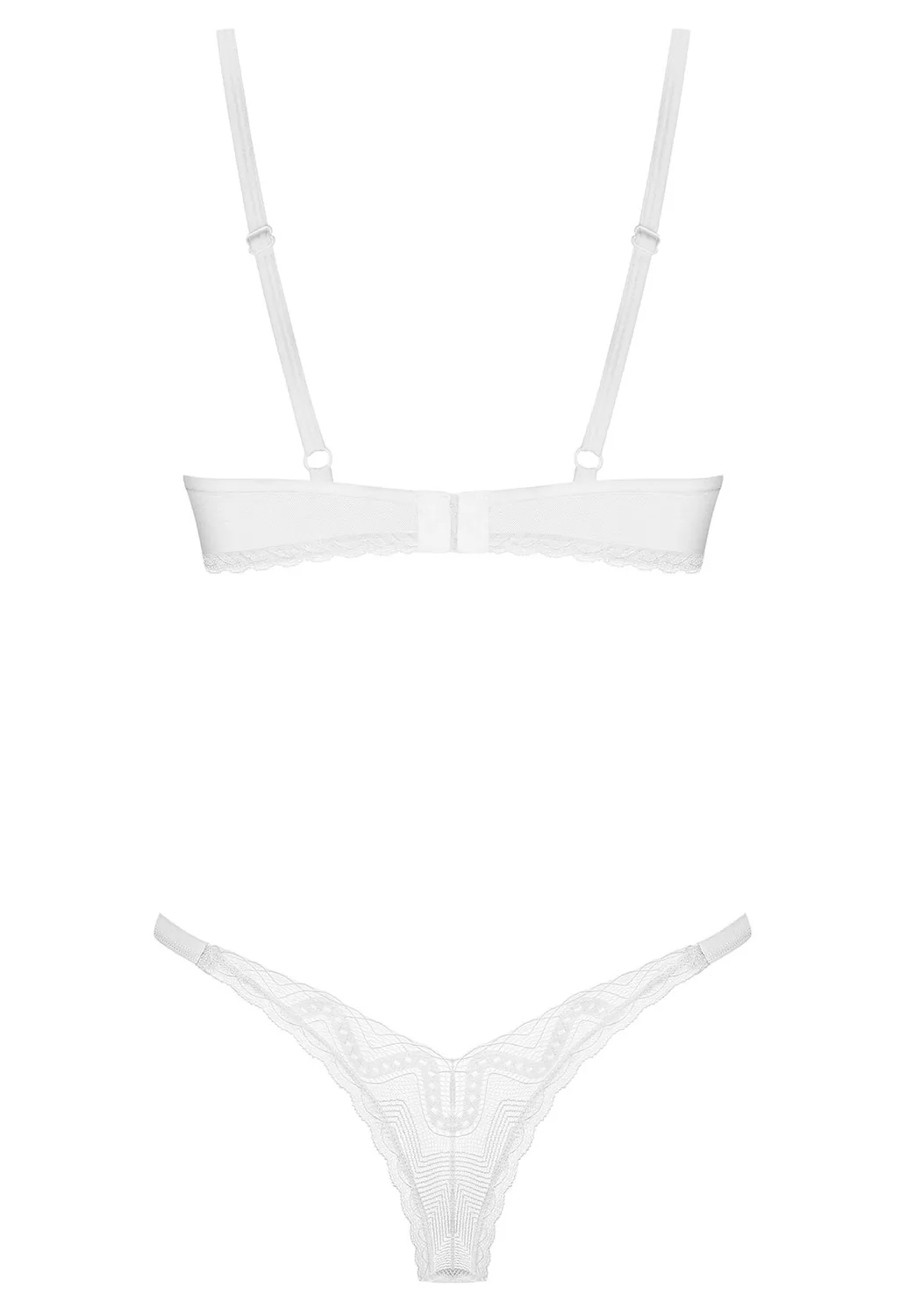 Alissium white 2 pieces lingerie set