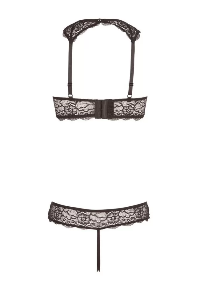 Sexy lace open lingerie 2 pieces