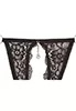 Lingerie émoustillante ouverte dentelle 2p