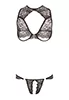 Lingerie émoustillante ouverte dentelle 2p