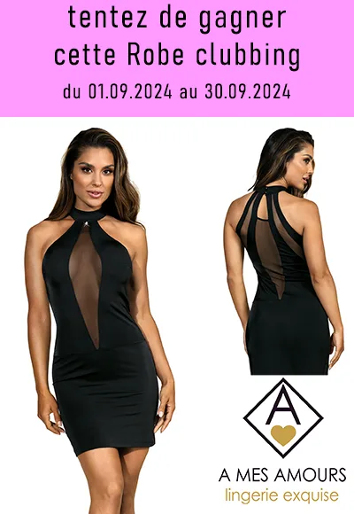 Jeu concours robe clubbing septembre 2024