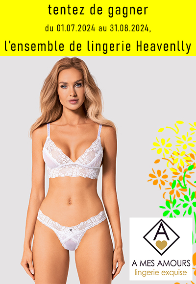 Jeu concours lingerie juillet 2024